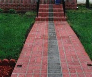 Brick Sidewalk & Stairs
